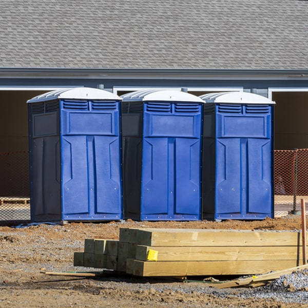 are there any restrictions on where i can place the porta potties during my rental period in Enterprise Alabama